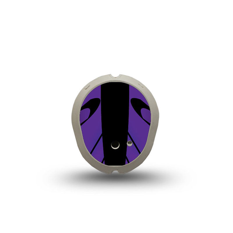order G7♡ ExpressionMed Dexcom G7 transmitter sticker: Purple monarch