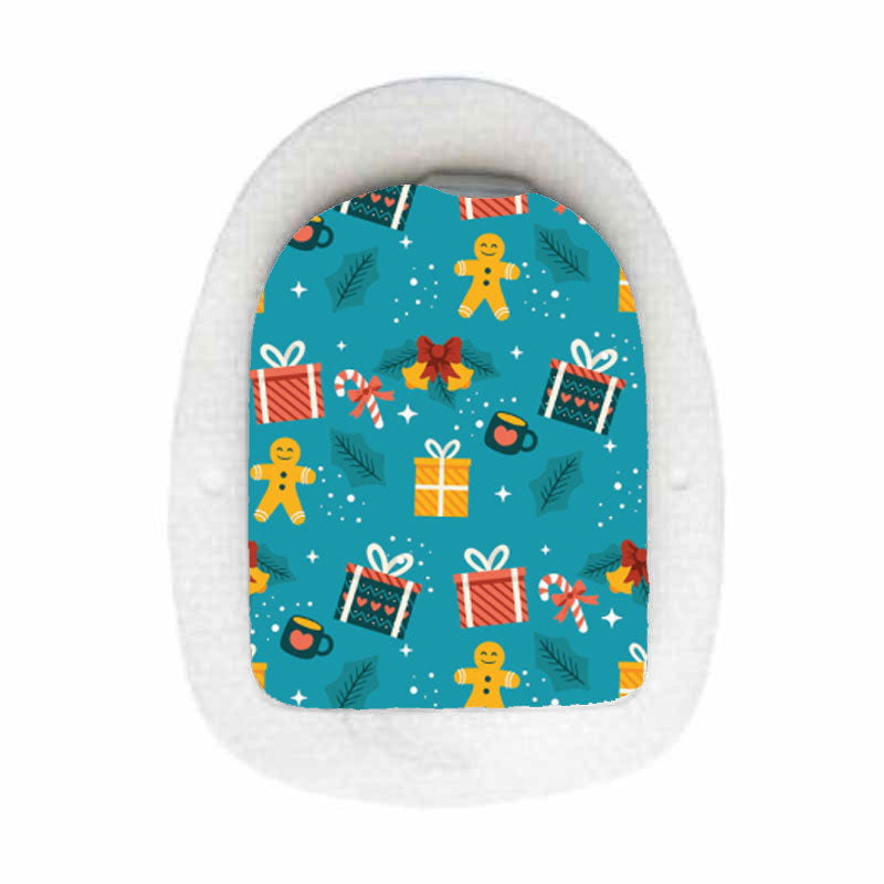 Omnipod decorative sticker: Cozy Christmas