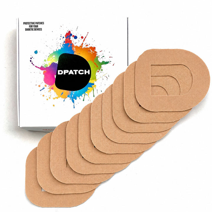 D Patch Omnipod Adhesive patches: Cotton - Pack of 10