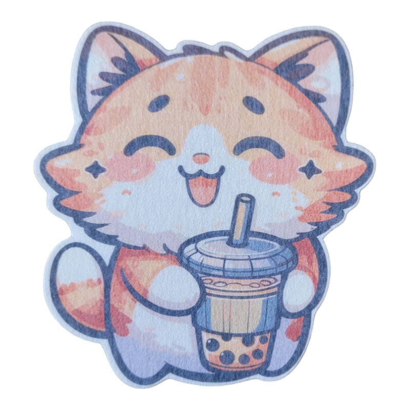 No cutout Silly Patch: Boba cat
