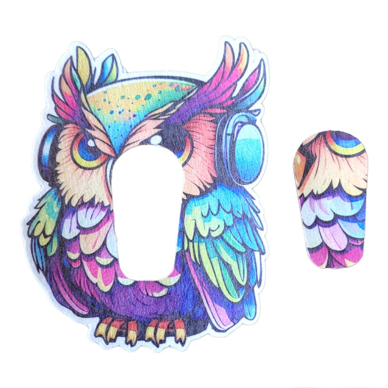 Dexcom G6 Silly Patch: Funky owl