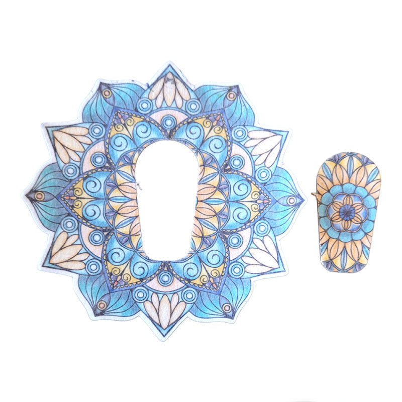 Dexcom G6 Silly Patch: Mandala flower design