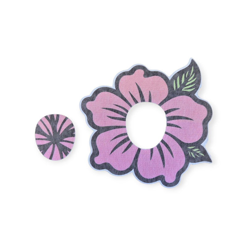 Patch rigolo Dexcom G7 : Fleur tropicale