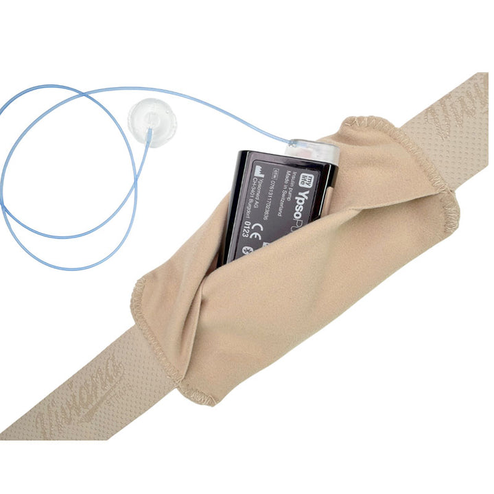 Insulin Pump Belt pouch screen with grip