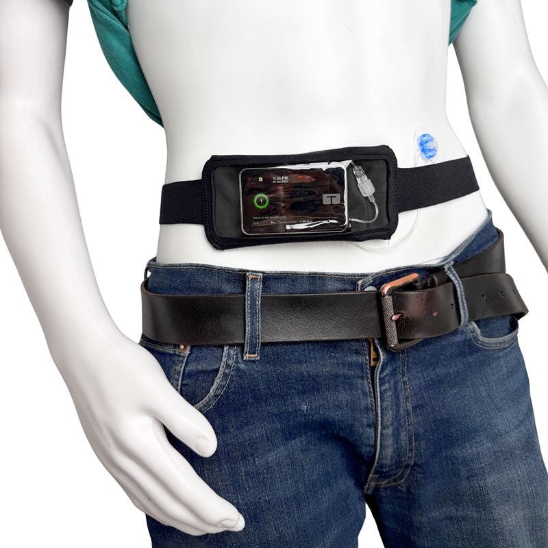 Insulin Pump Belt pouch with screen