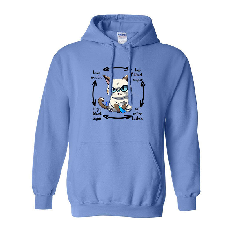 Diabetes cat Unisex hoodie