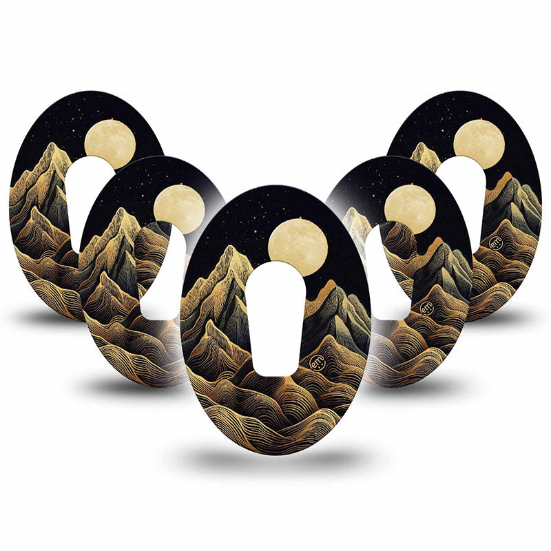 Dexcom G6 ExpressionMed tapes: Black mountain