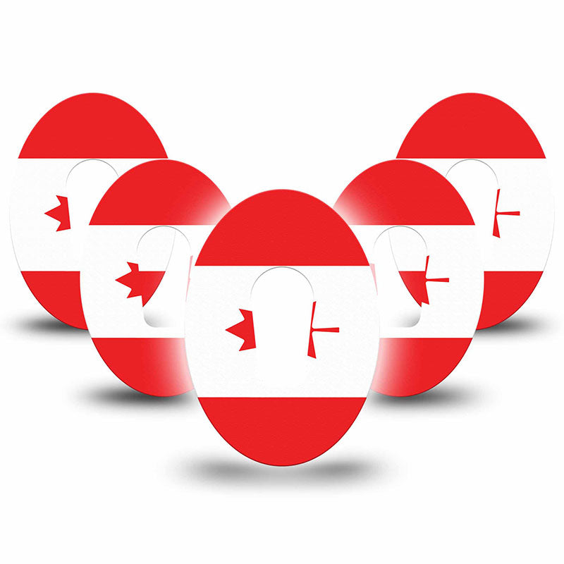 Dexcom G6 ExpressionMed tapes: Canadian flag