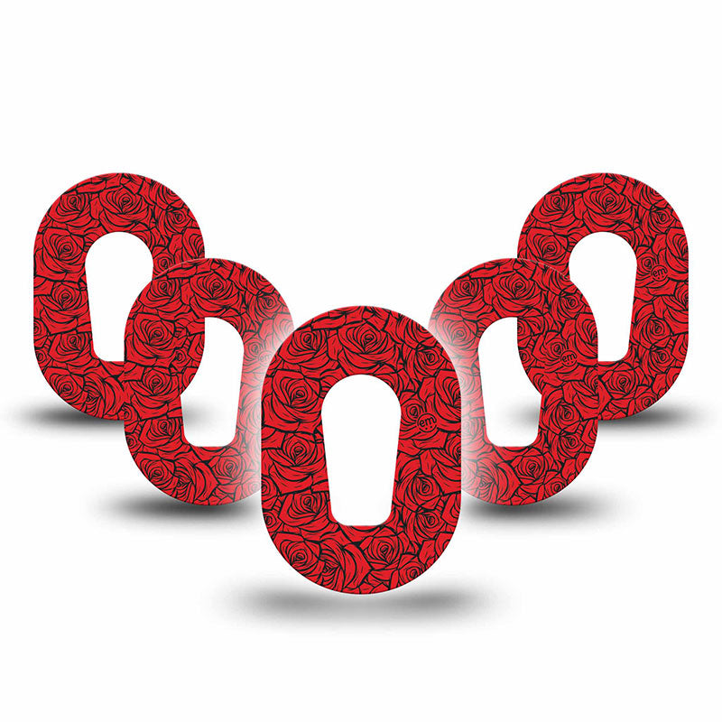 Dexcom G6 ExpressionMed tapes: Roses mini