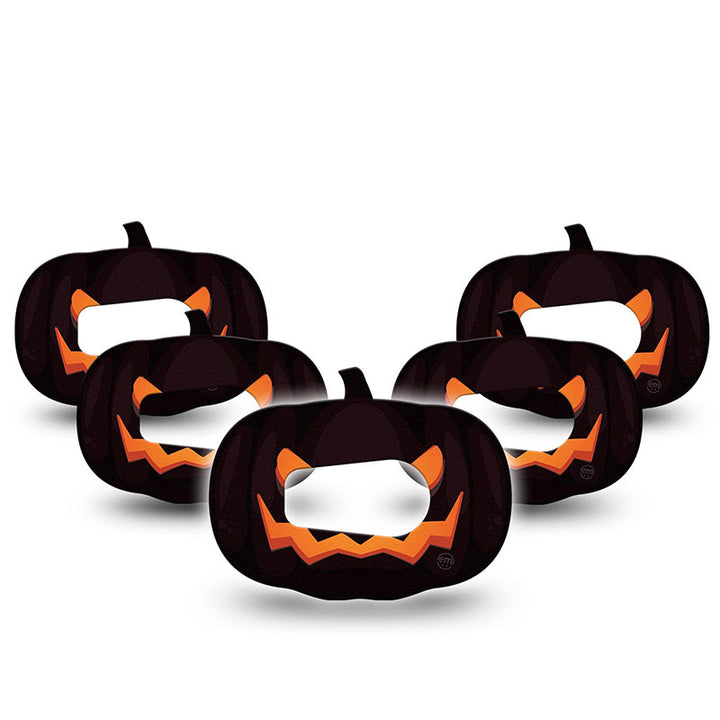 Dexcom G6 ExpressionMed tapes: Scary pumpkin