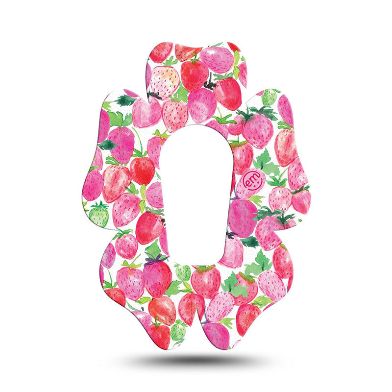 Dexcom G6 ExpressionMed tapes: Strawberry crush flower