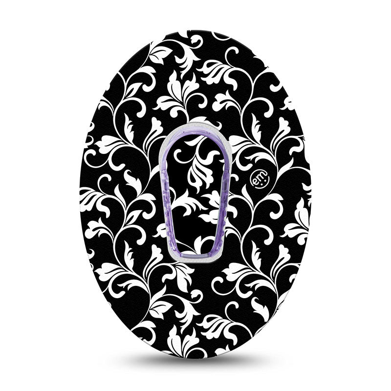 ExpressionMed Dexcom G6 transmitter sticker: Fleur de lis