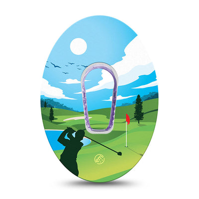 ExpressionMed Dexcom G6 transmitter sticker: Golf