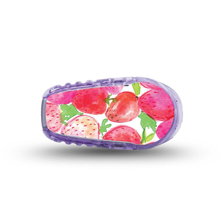 ExpressionMed Dexcom G6 transmitter sticker: Strawberry crush