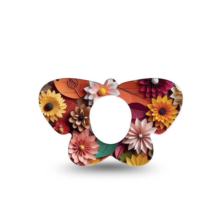 Dexcom G7 ExpressionMed tapes: 3D Floral butterfly