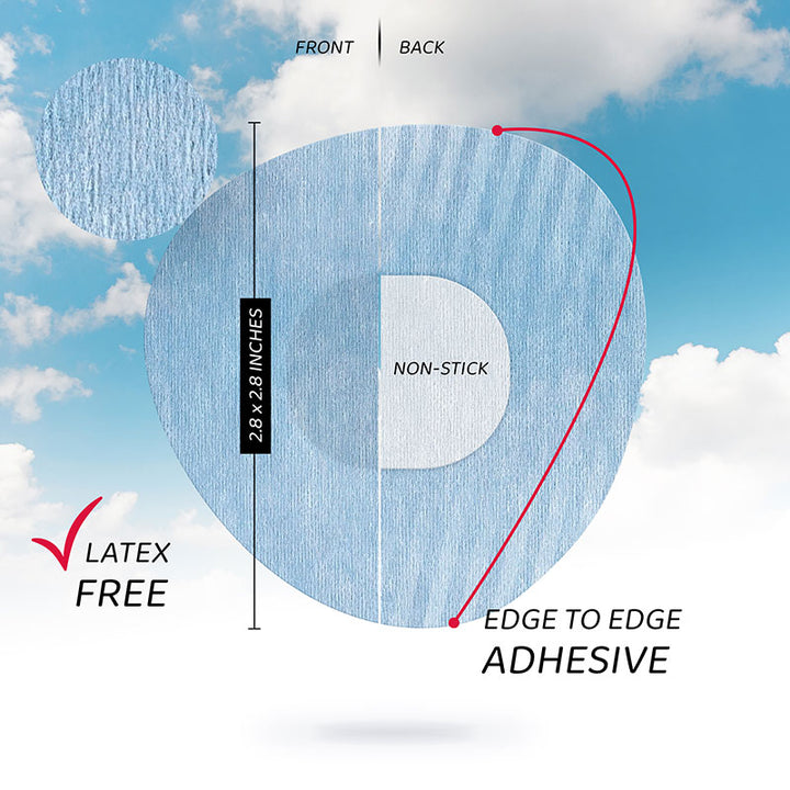Not Just a Patch Air Patchs adhésifs pour Dexcom G7 - Pack de 20