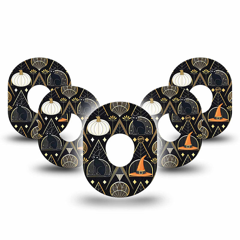 Dexcom G7 ExpressionMed tapes: Art Deco Halloween