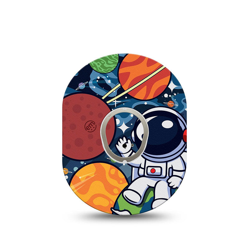 ExpressionMed Dexcom G7 transmitter sticker: Astronaut