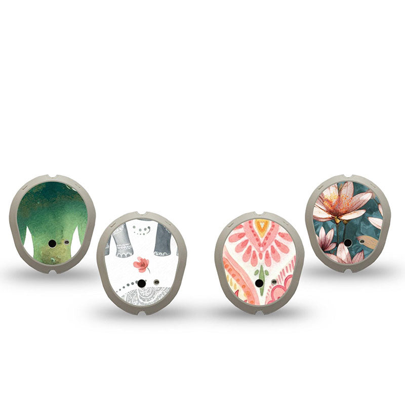 ExpressionMed Dexcom G7 transmitter sticker: Balance Bloom Variety pack