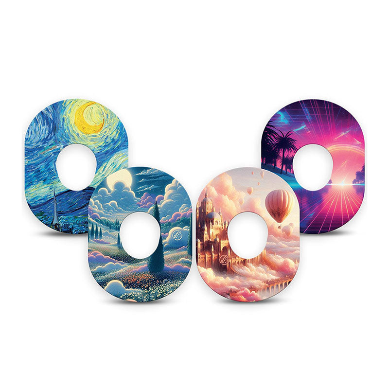 Dexcom G7 ExpressionMed tapes: Cosmic Daydreams Variety pack