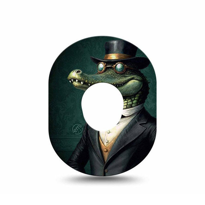 Dexcom G7 ExpressionMed tapes: Dapper alligator