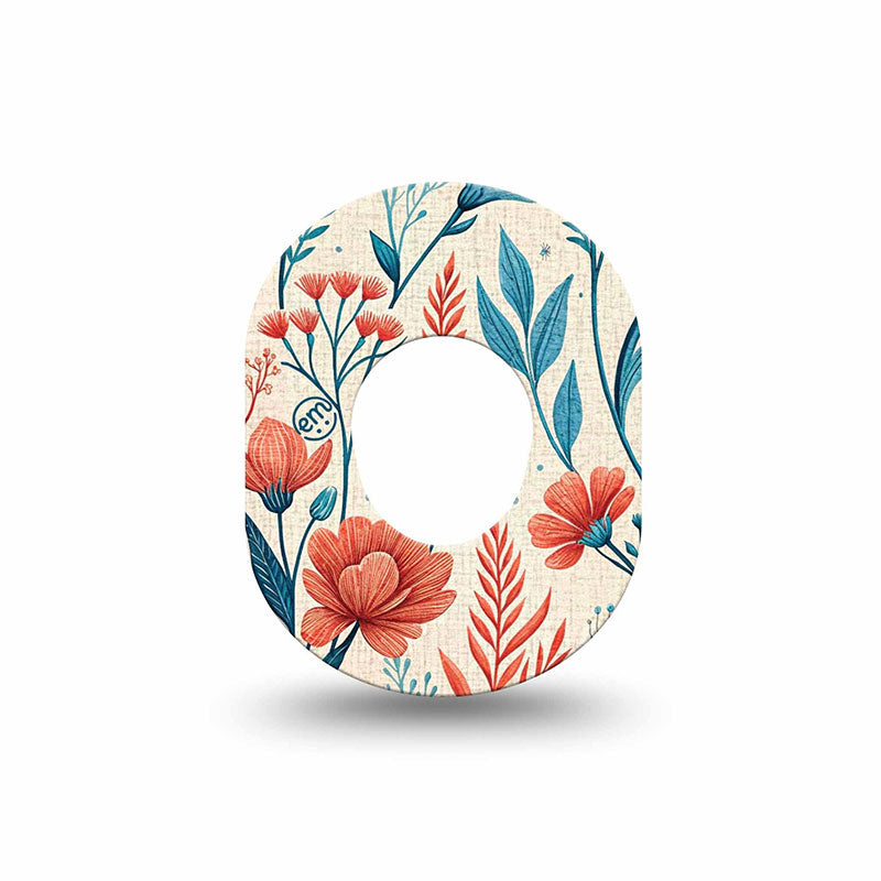 Dexcom G7 ExpressionMed tapes: Desert wildflower mini