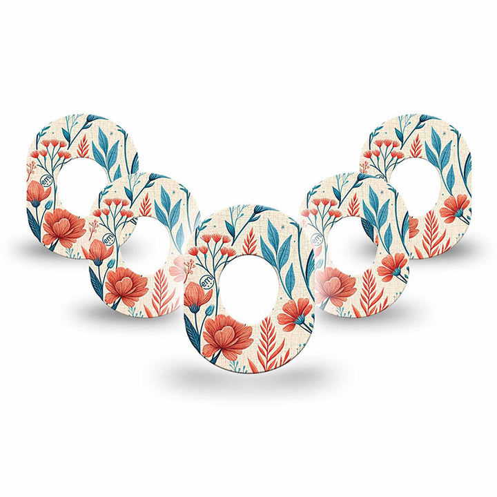 Dexcom G7 ExpressionMed tapes: Desert wildflower mini