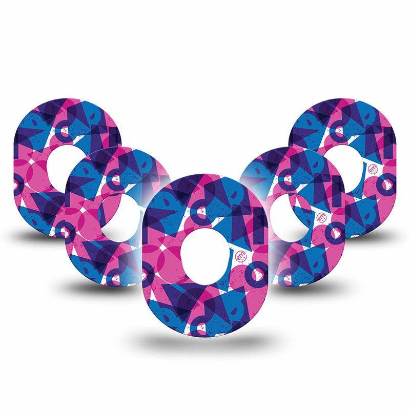 Dexcom G7 ExpressionMed tapes: Violet vortex