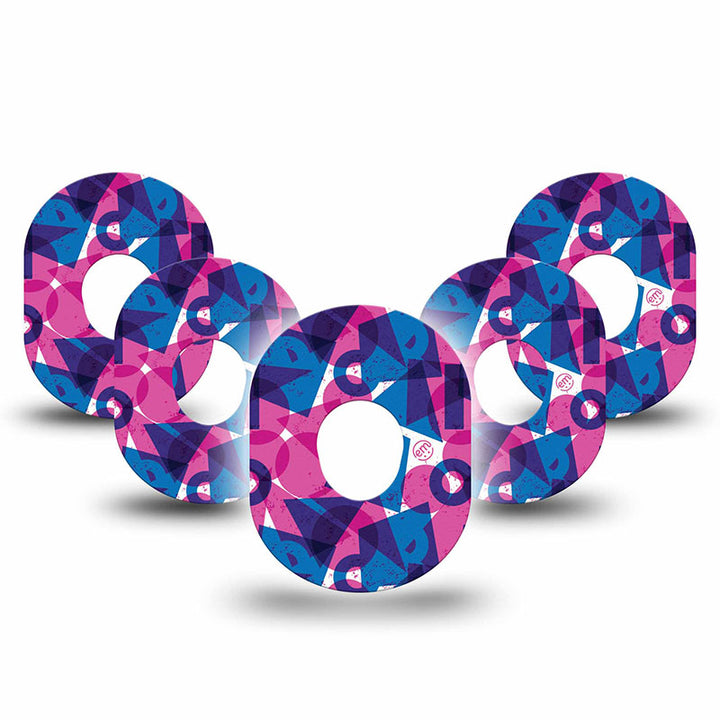 Dexcom G7 ExpressionMed tapes: Violet vortex