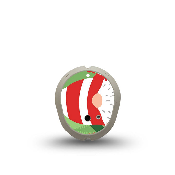 ExpressionMed Dexcom G7 transmitter sticker: Holiday gnomies