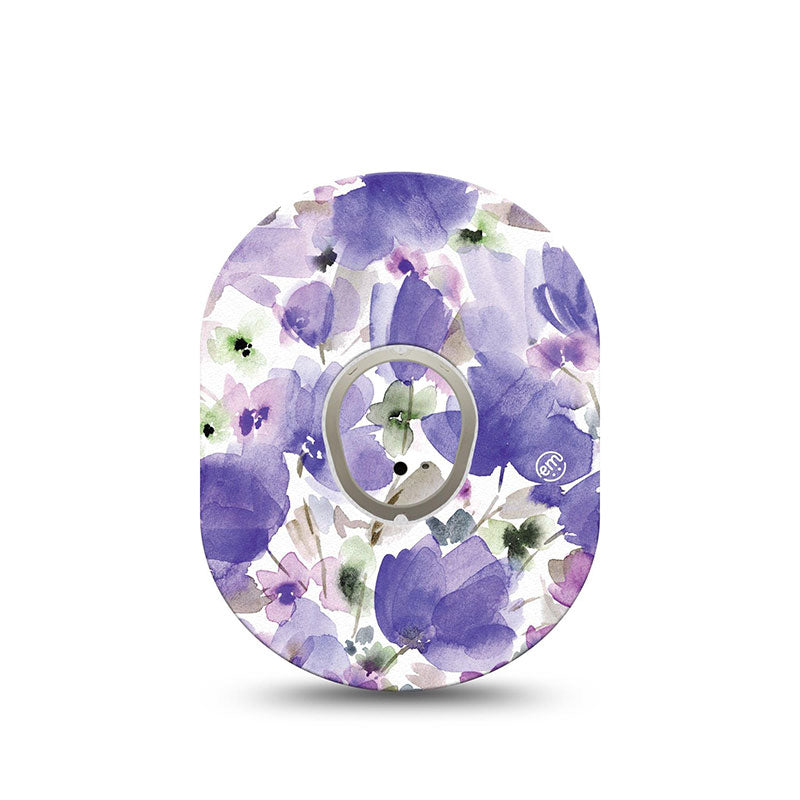 ExpressionMed Dexcom G7 transmitter sticker: Italian blooms