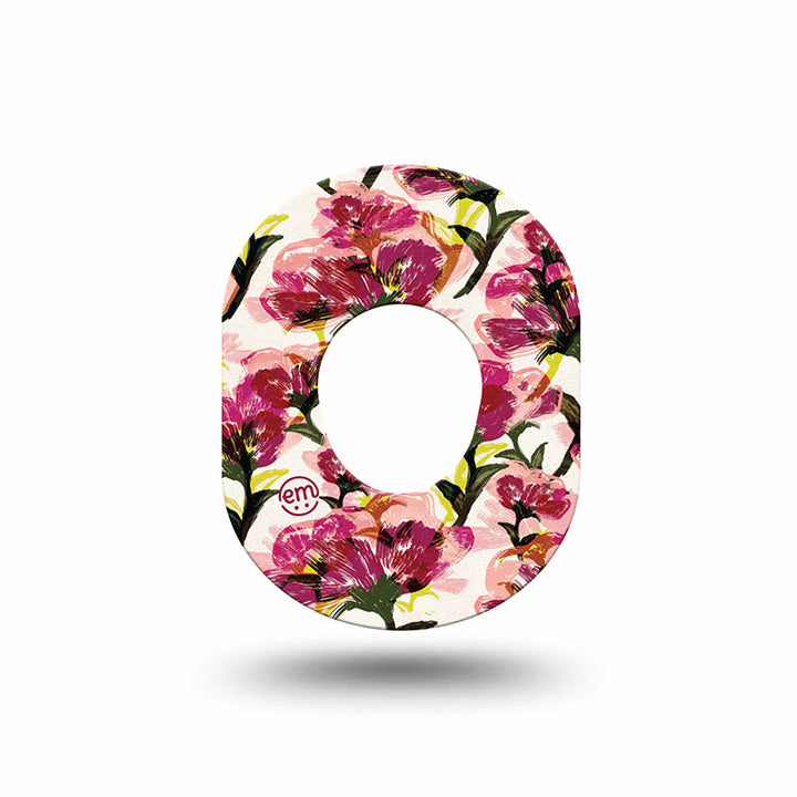 Patchs Adhésifs Dexcom G7 ExpressionMed : Mini fleurs marron