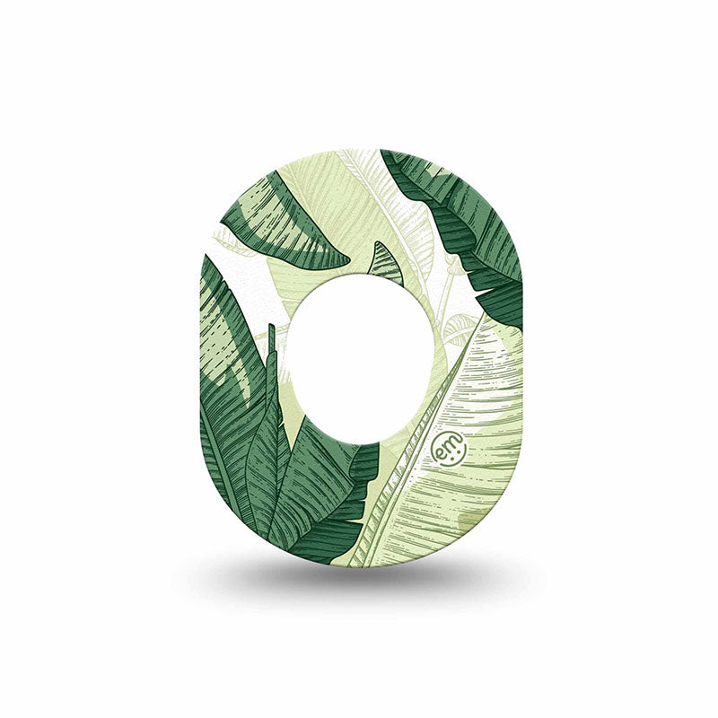Dexcom G7 ExpressionMed tapes: Palm leaf mini