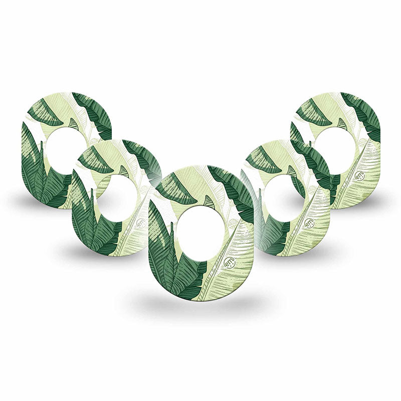 Dexcom G7 ExpressionMed tapes: Palm leaf mini