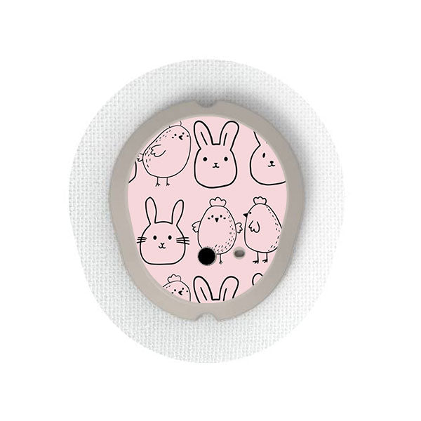 Dexcom G7 transmitter sticker: Pink Easter – Pimp My Diabetes