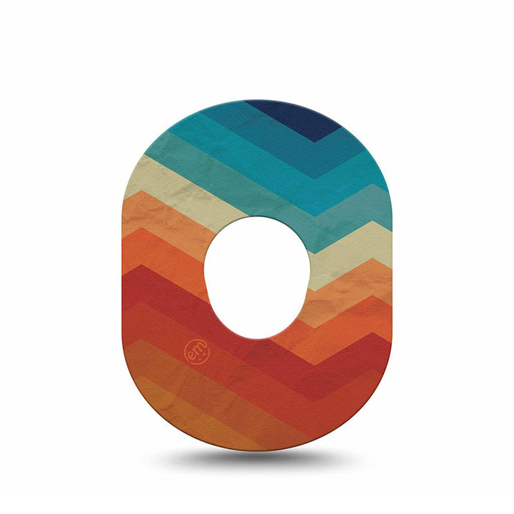 Dexcom G7 ExpressionMed tapes: Retro winter coat