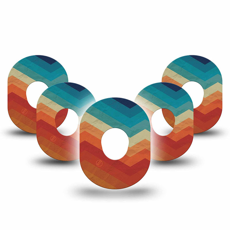 Dexcom G7 ExpressionMed tapes: Retro winter coat