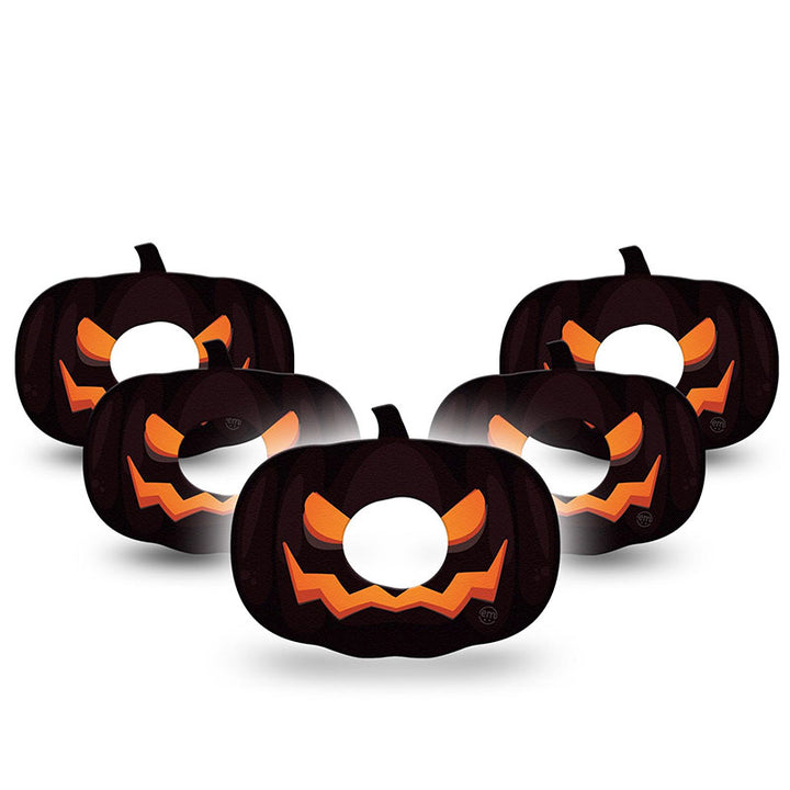 Dexcom G7 ExpressionMed tapes: Scary pumpkin