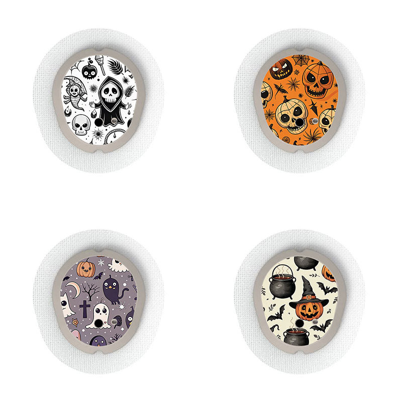 Dexcom G7 transmitter sticker combo pack: Spooky time