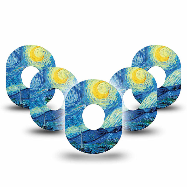 Dexcom G7 ExpressionMed tapes: Starry nights