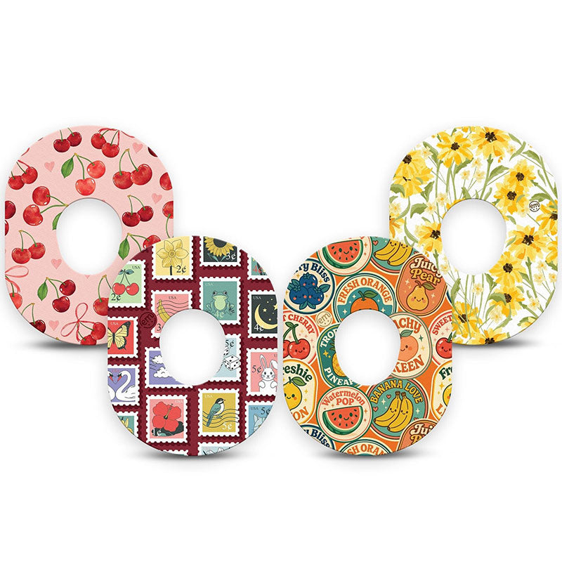 Dexcom G7 ExpressionMed tapes: Sweet stickers Variety pack