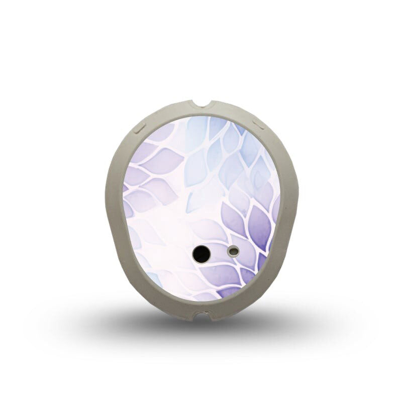ExpressionMed Dexcom G7 transmitter sticker: Wisteria fade