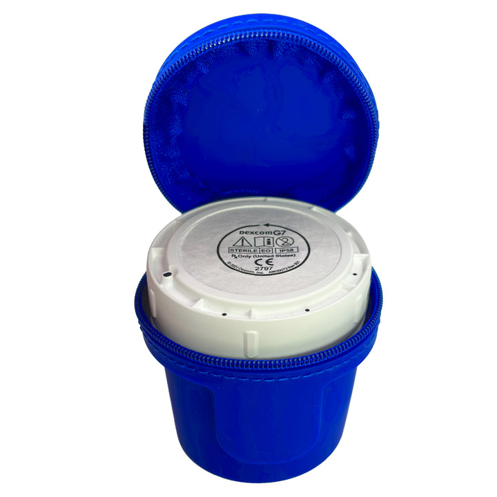 Dexcom G7 Protective Travel case - Blue