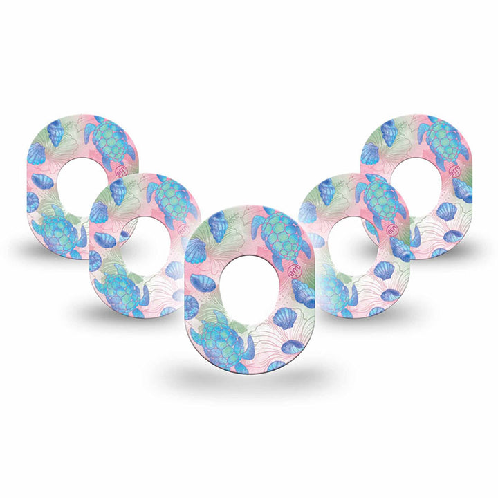 Dexcom G7 ExpressionMed tapes: Turtley one-derful mini