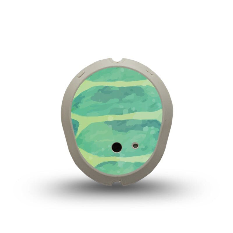 ExpressionMed Dexcom G7 transmitter sticker: Watercolor turtle