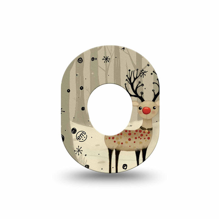 Dexcom G7 ExpressionMed tapes: Woodland reindeer mini