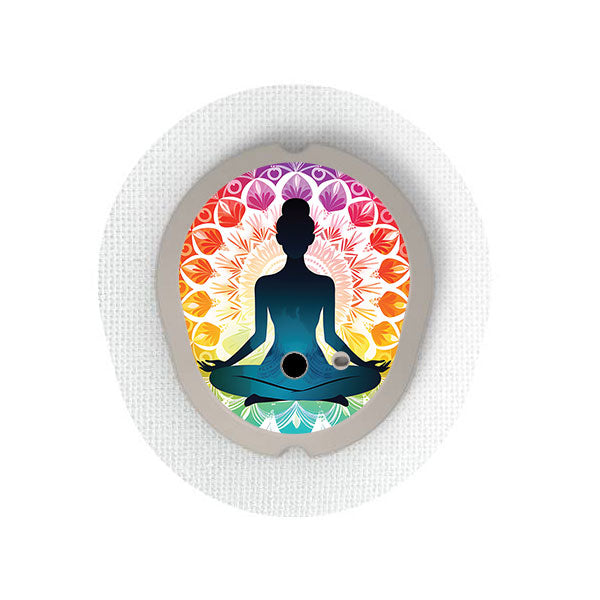 Dexcom G7 transmitter sticker: Yoga
