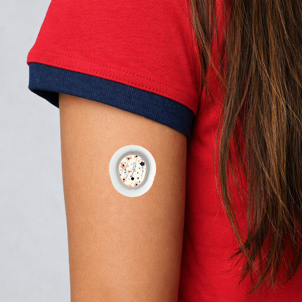 Dexcom G7 sensor with sticker