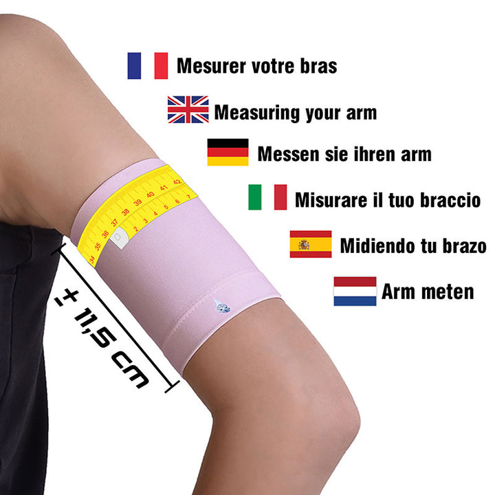 Dia-Band Armband, Junior Size - Cover your sensor: Flamingo Pink