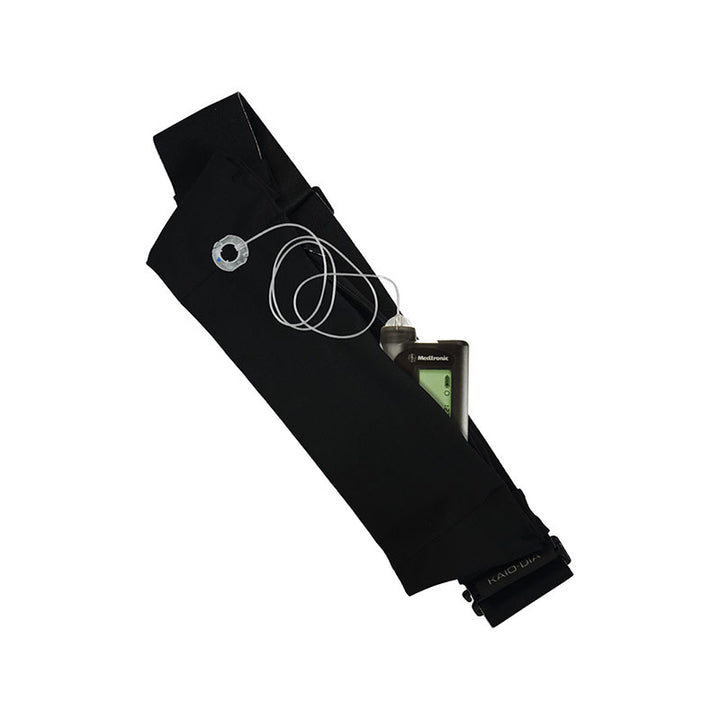 Dia-Belly Belt for insulin pumps: Black Knight